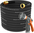 Garden Water Hose 100 ft x 5/8 in Heavy Duty - Flexible, Kink-less
