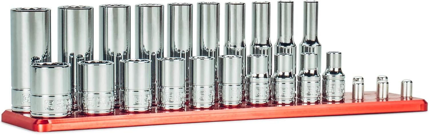 Capri Tools 1/4 in. Drive 12-Point Socket Set for Fasteners