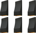 GKOLED Low Voltage LED Wedge Deck Rail Light 6-Pack - Warm 2700K