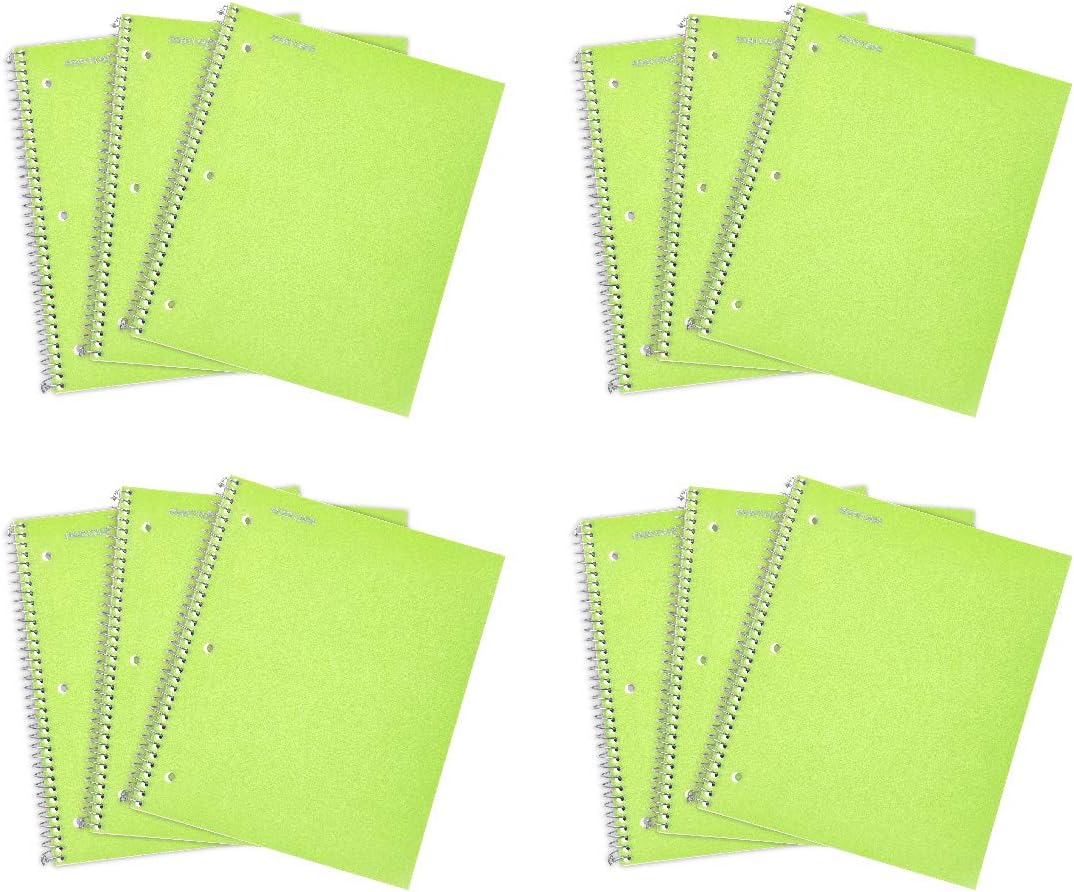 Durable Spiral Notebooks for School and Office Use - 12 Pack