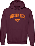 UGP Campus Apparel NCAA Team Color Arch Logo Hoodie - Virginia Tech