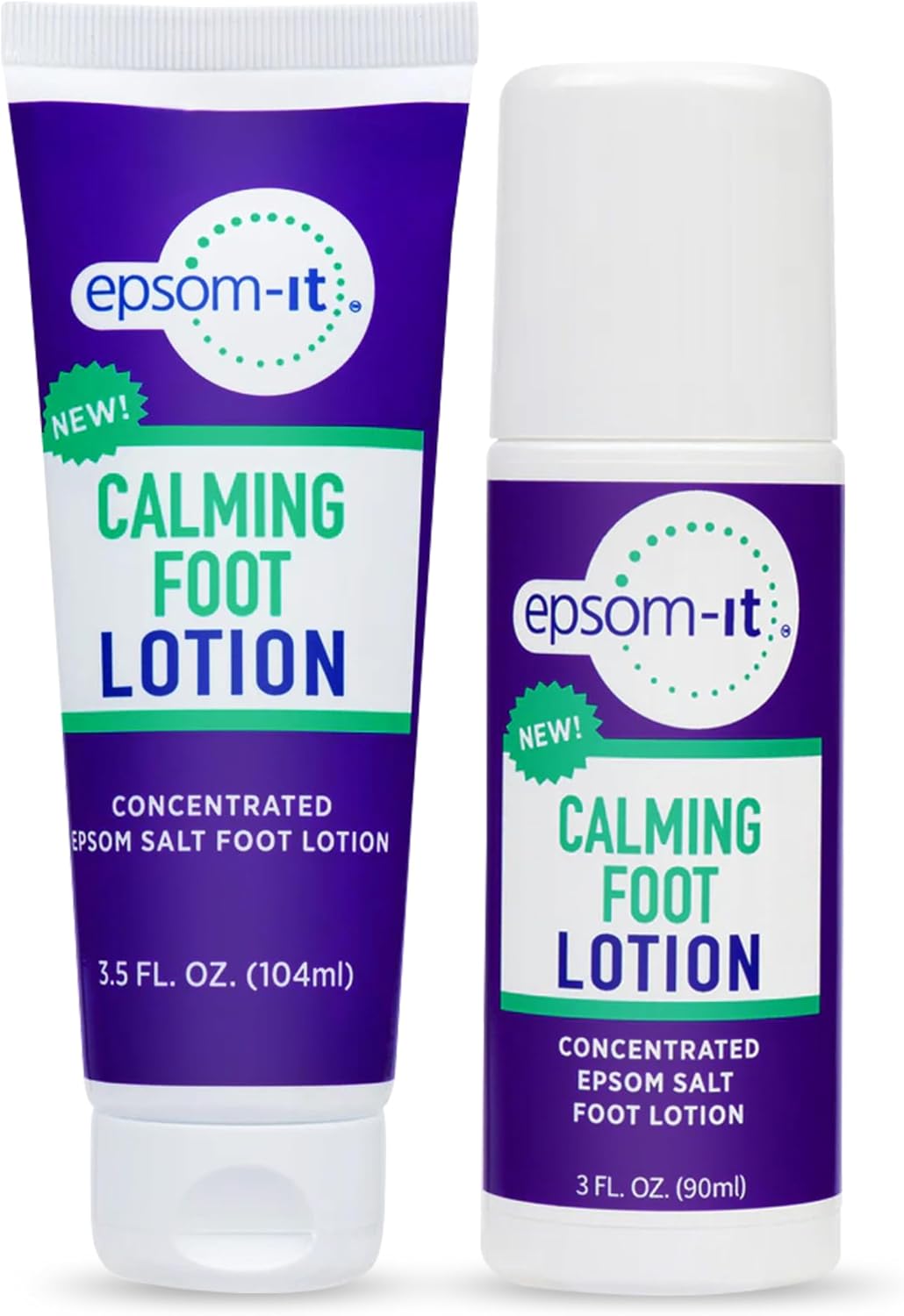 Epsom-It Calming Foot Lotion Set for Tired Feet & Ankles