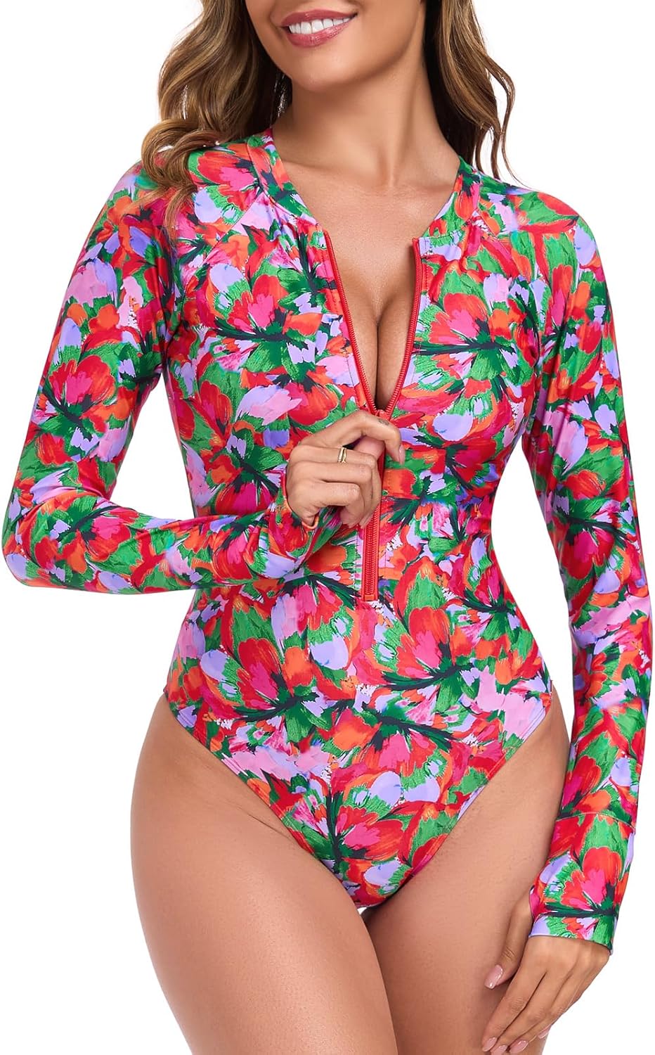 RELLECIGA Women's One Piece Swimsuits with UV Protection