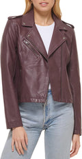 Levi's Womens Classic Faux Leather Moto Jacket - Regular & Plus Fit