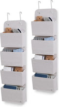 Over the Door Storage Organizer 2-Pack - Polka Dot Nursery Storage