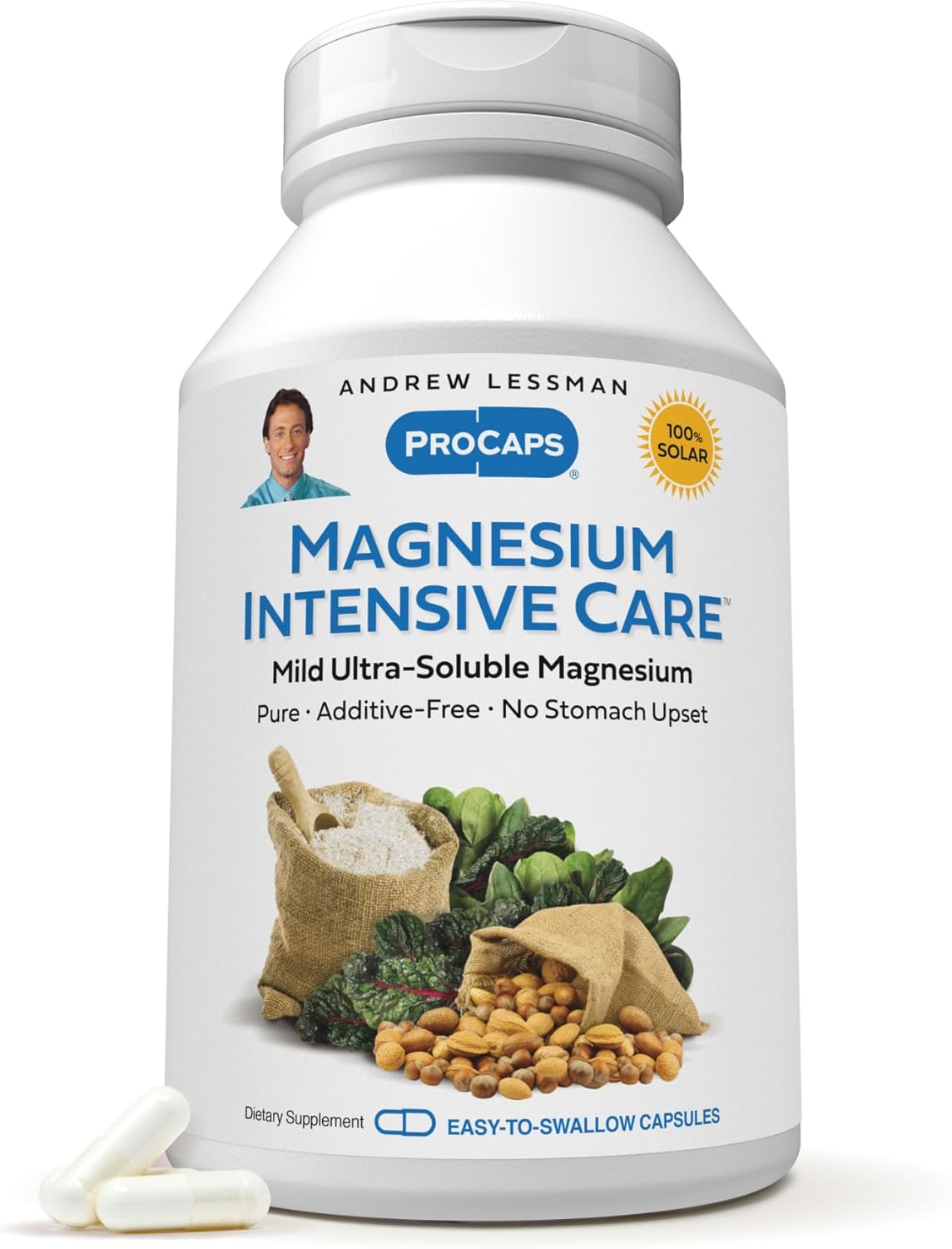 Magnesium Intensive Care 250 Capsules for Nerves and Muscles