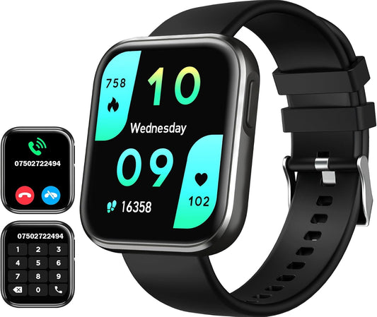 ANCwear Women's Smartwatch: Bluetooth Calling & Heart Rate Monitor