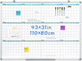 Magnetic Dry Erase Calendar Whiteboard Yearly 43x31 in - Large Planner