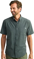 Men's Kona Solid Short Sleeve Fishing Shirt - Stretch Performance
