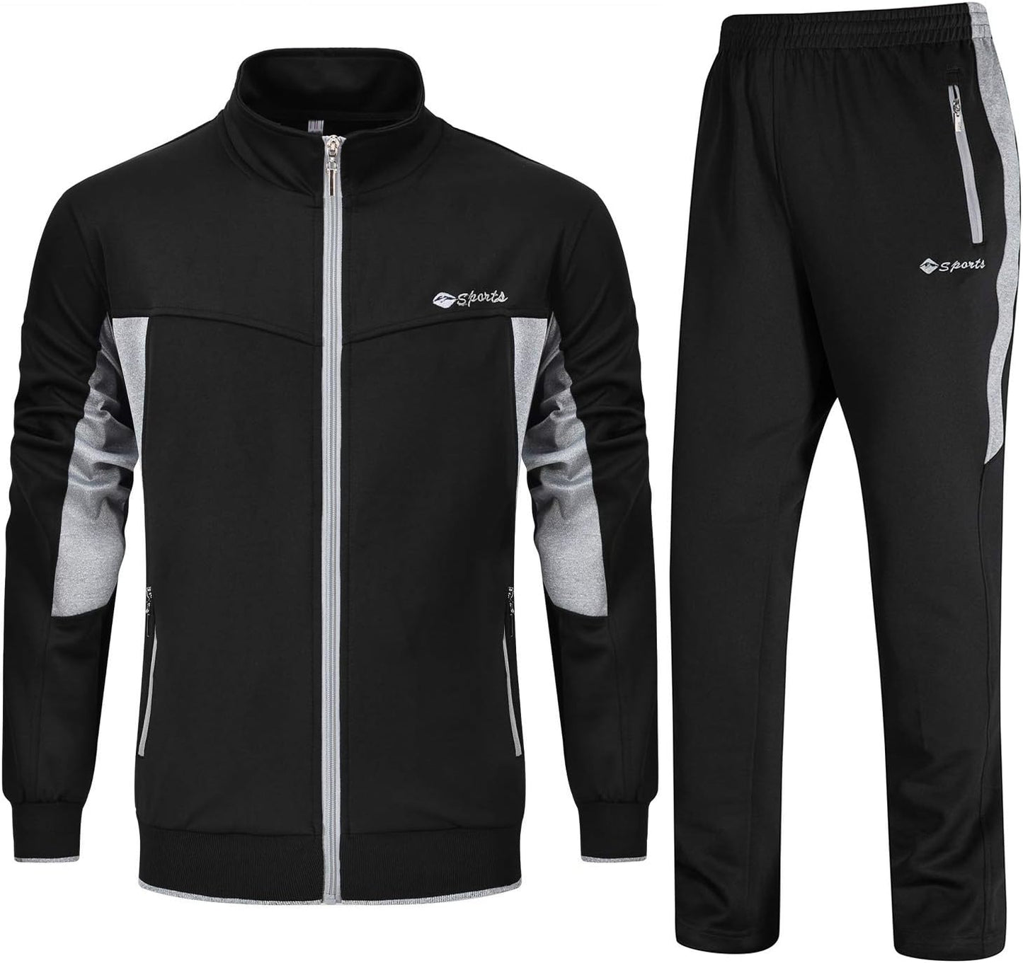 Rdruko Men's Tracksuit Sweatsuits for Gym and Outdoor Activities