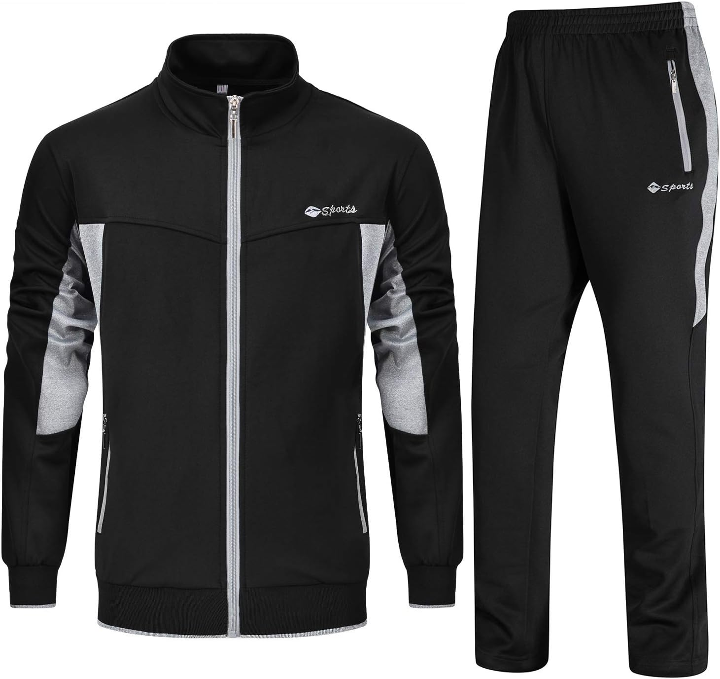 Rdruko Men's Tracksuit Sweatsuits for Gym and Outdoor Activities