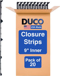 Classic Rib Foam Closure Strips 3ft, 9in Rib Profile - 20 Pack