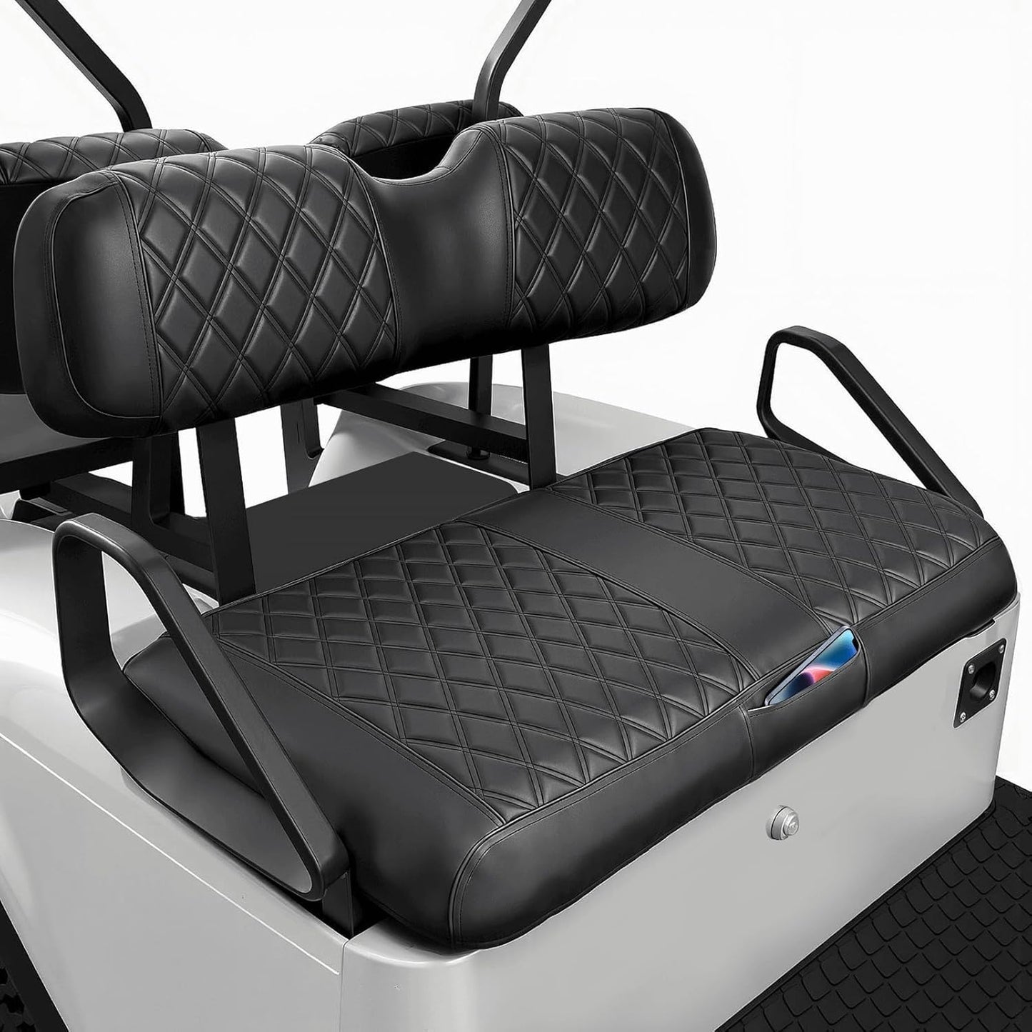 EZGO Seat Covers by LEAPGOMAX - Custom Diamond Look