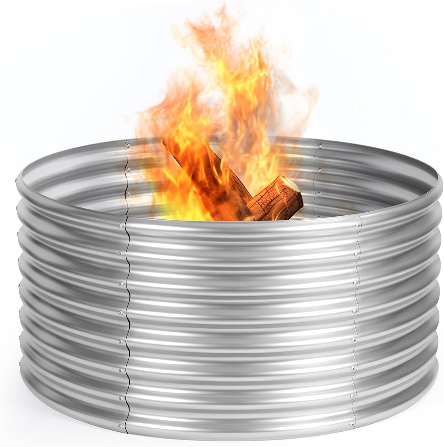 Fire Pit Ring 48 Inch for Outdoor Bonfire and Camping Fun