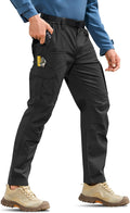 MOURCE Mens Tactical Pants Water Resistant Ripstop Stretch - Durable