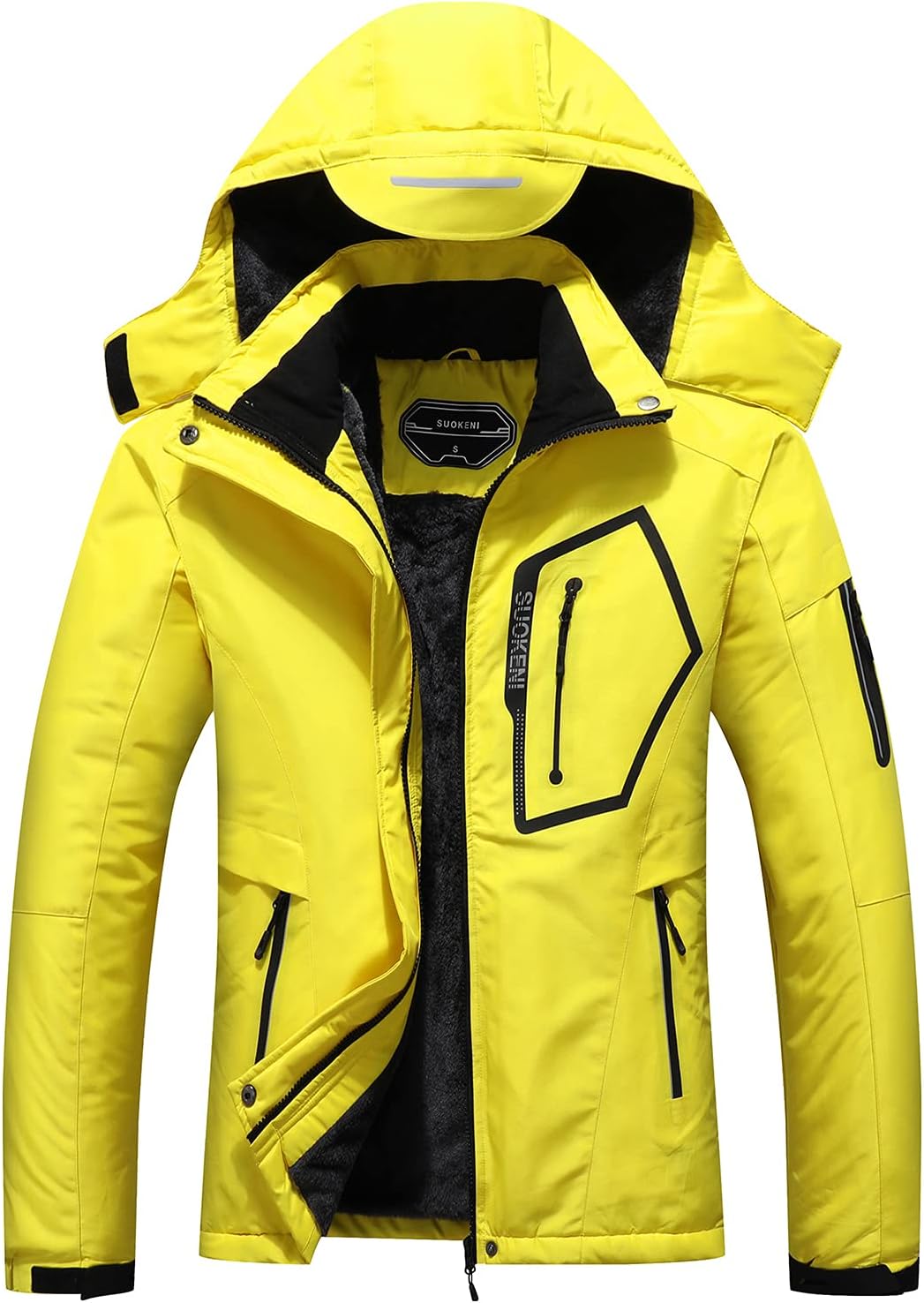 SUOKENI Women's Waterproof Warm Winter Snow Coat for Skiing