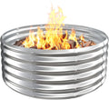 Metal Fire Pit Ring 40 in Diameter - Durable Outdoor Bonfire Ring