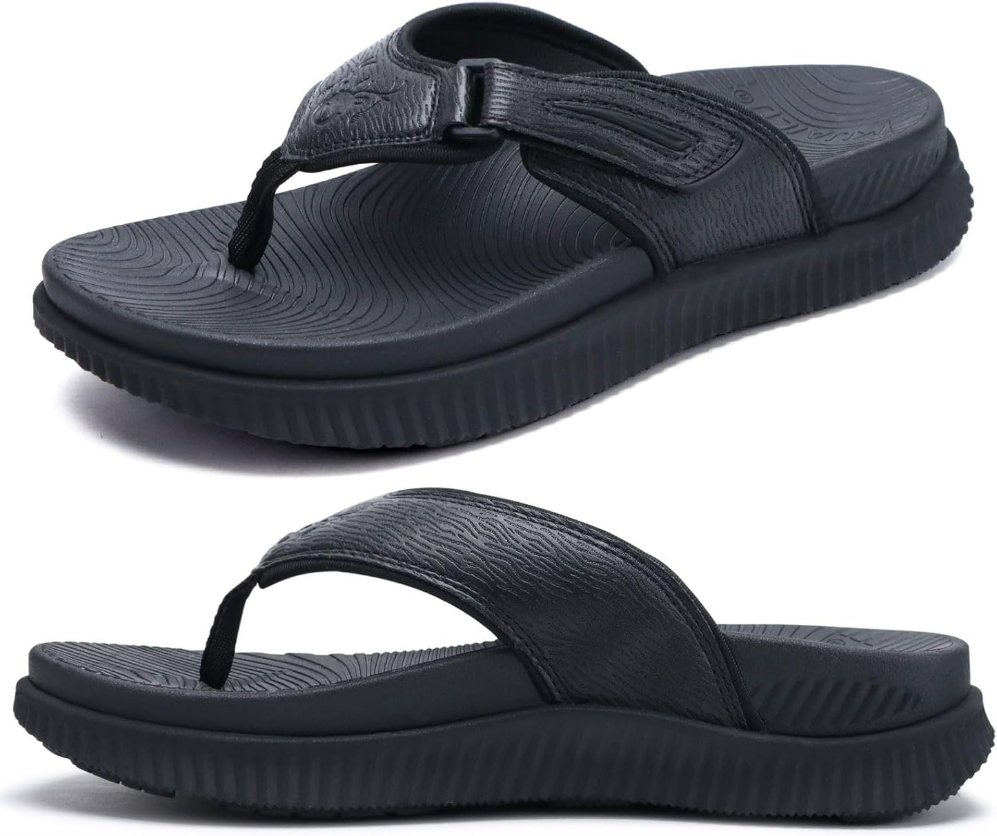 KuaiLu Mens Orthotic Flip Flops for Ultimate Comfort and Style