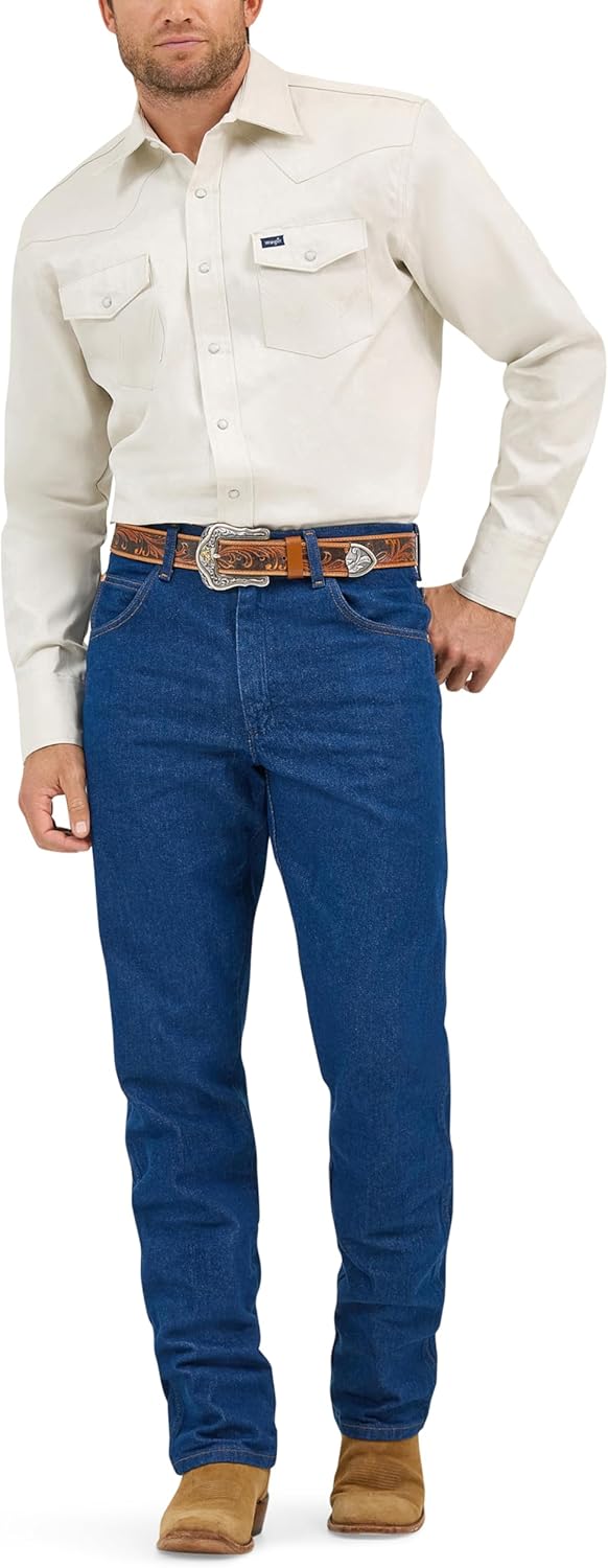 Wrangler Men's Cowboy Cut Western Chambray Work Shirt Review