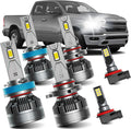 AWALITED High Low Beam Fog Lights Bulbs Combo for Dodge Ram