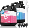 KISREL Epoxy Resin 2Gallon Kit - Crystal Clear, No Yellowing