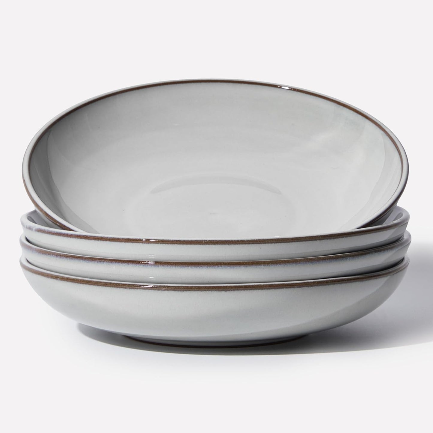 Terracotta Ceramic Pasta Bowls 30 oz for Kitchen Use