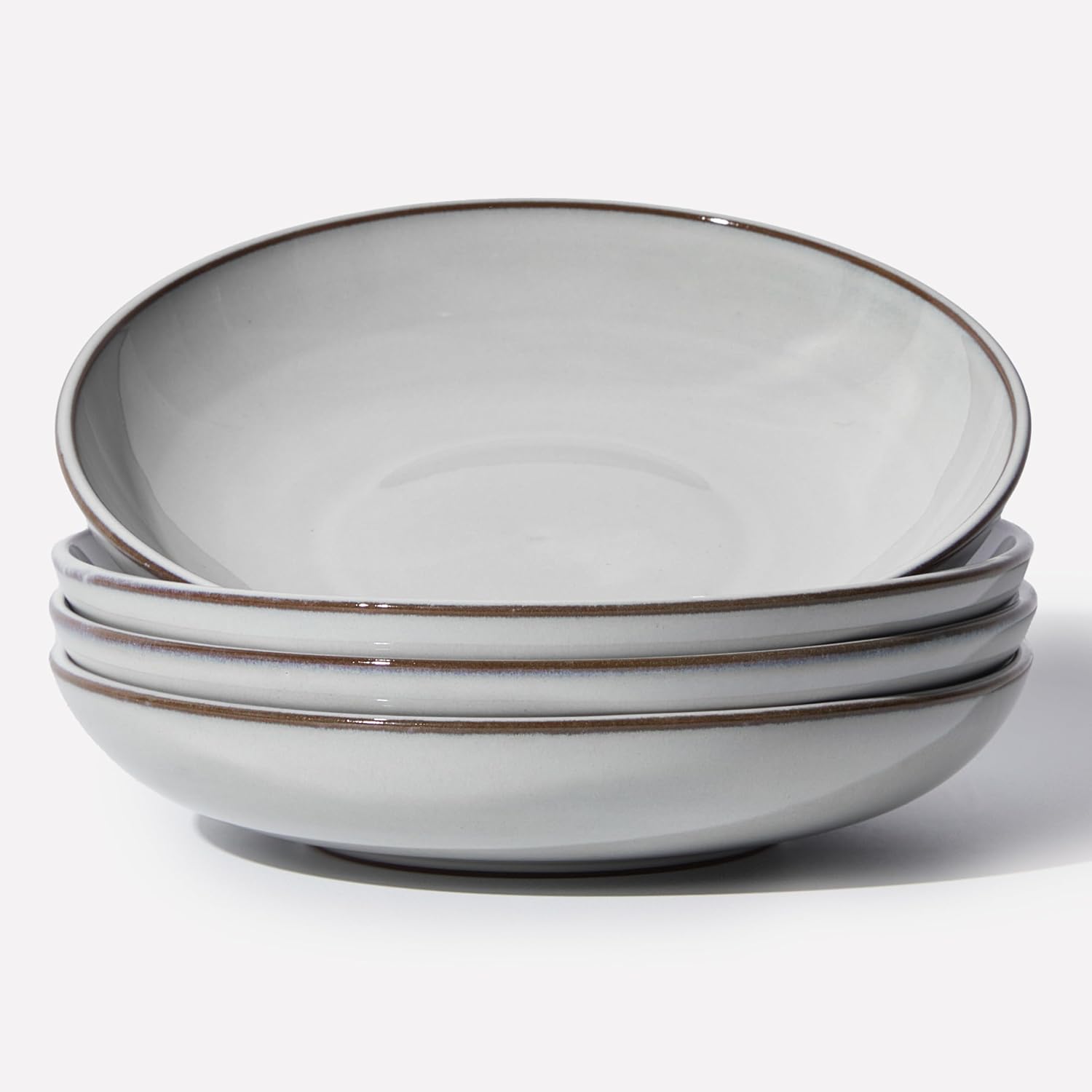 Terracotta Ceramic Pasta Bowls 30 oz for Kitchen Use