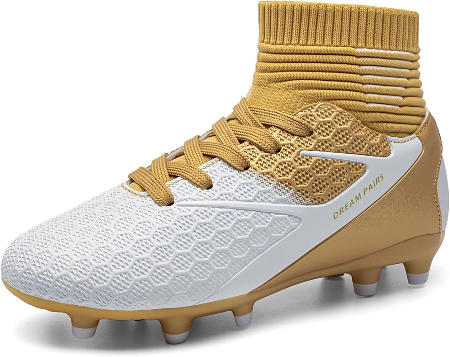 DREAM PAIRS Youth Soccer Cleats for Kids - High Top Football Shoes
