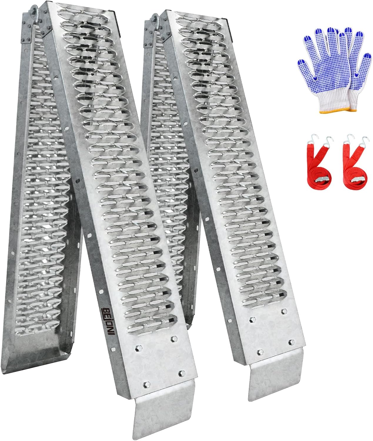 83in Folding Truck Ramps for Heavy Duty Loading Tasks