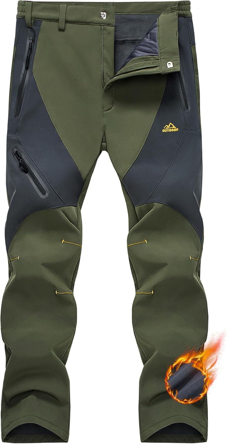 MAGCOMSEN Insulated Ski Pants for Men