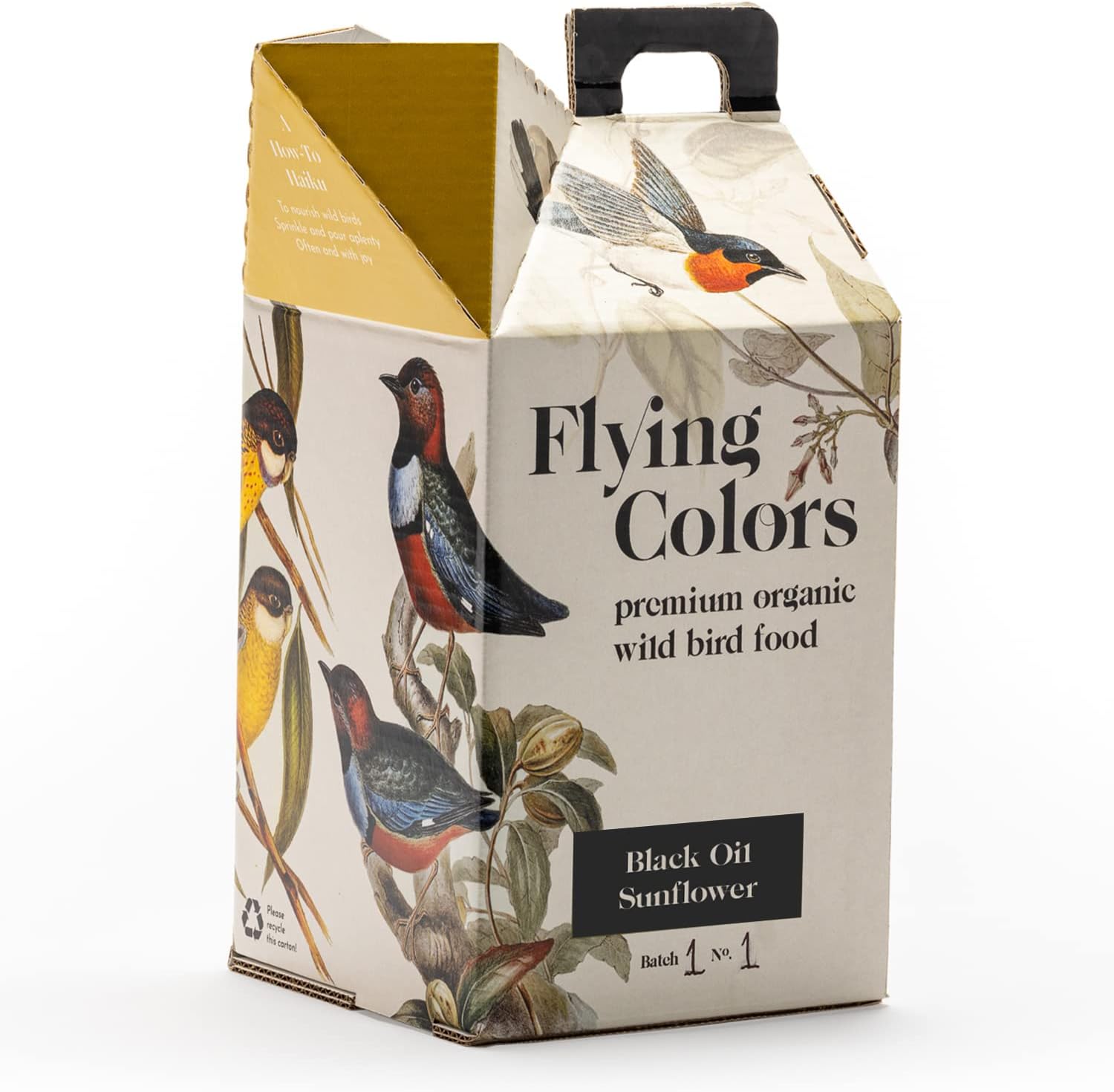 Flying Colors Premium Organic Wild Bird Seed for Backyard Birds