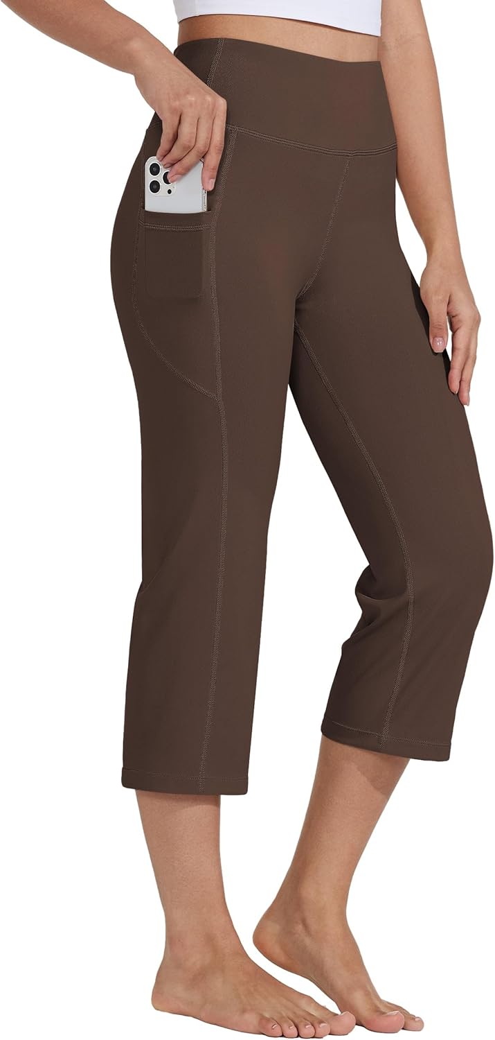 Willit Women's Yoga Capris Pants for Comfortable Athletic Wear