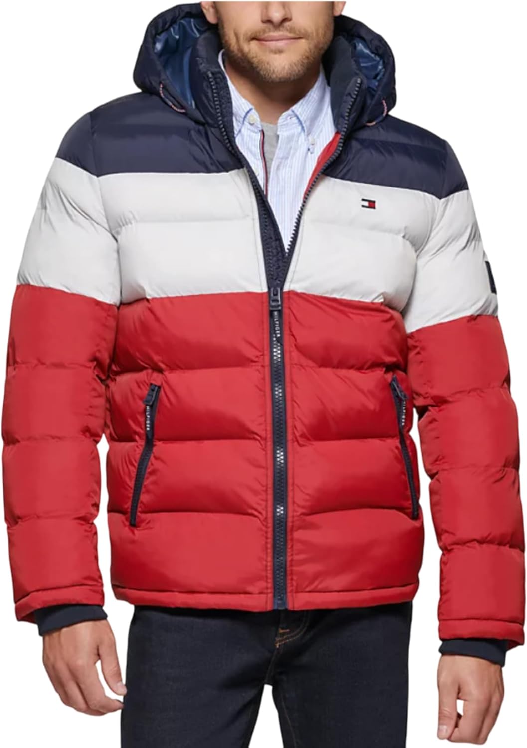 Tommy Hilfiger Men's Down Alternative Hooded Puffer Jacket Review