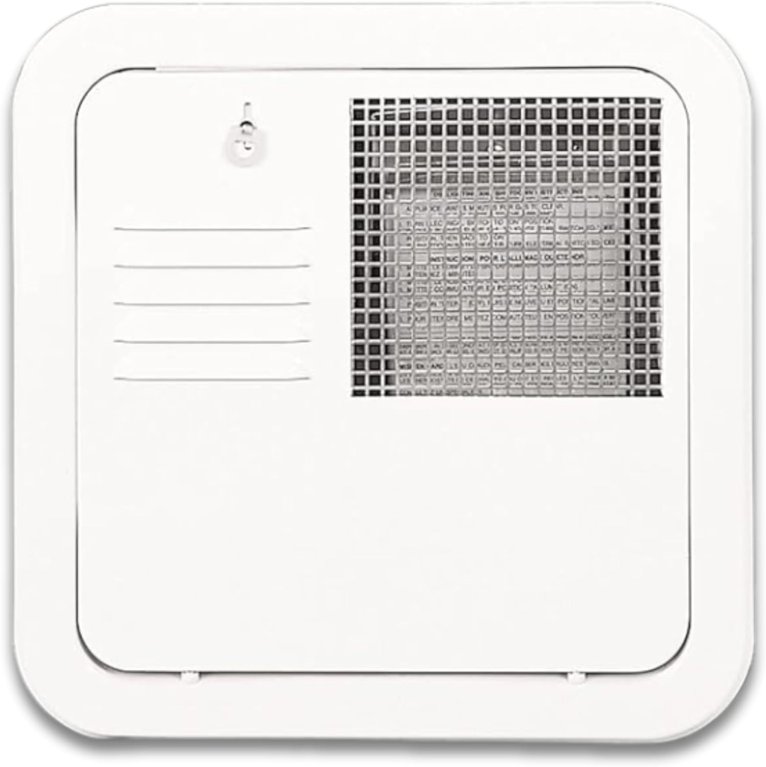 Suburban Water Heater Access Door - Polar White