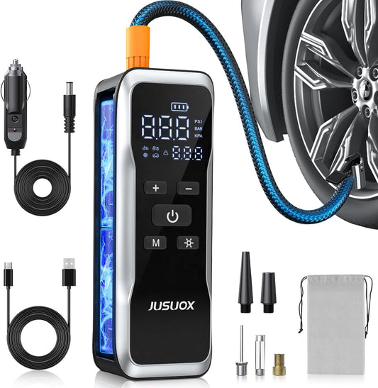 Portable Cordless Tire Inflator - Fast & Convenient 150PSI JUSUOX