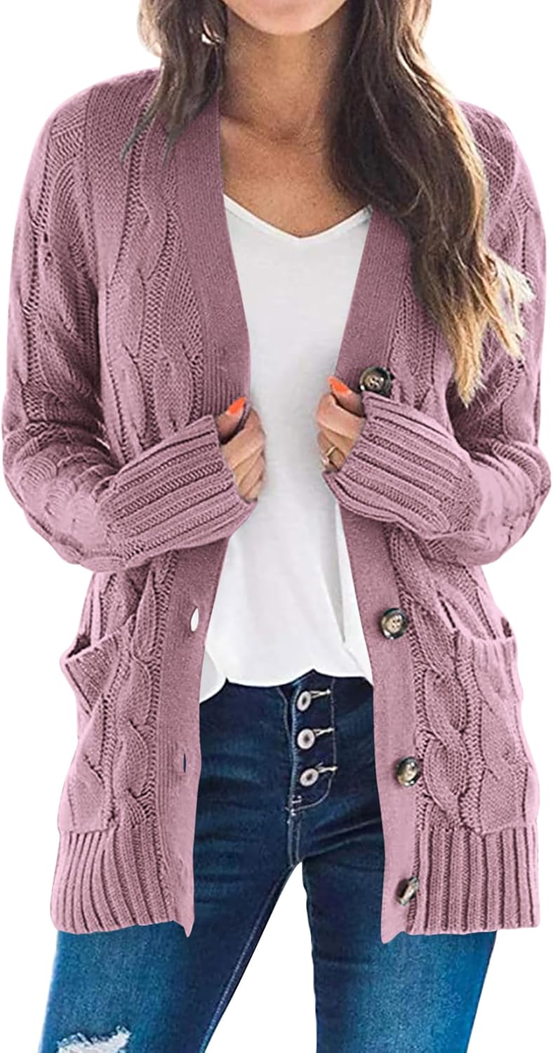 PRETTYGARDEN Women's Open Front Cardigan for Cozy Fall Style