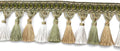 Fenghuangwu 6.5 Yard Tassel Fringe Trim 10cm Diameter - Elegant Home