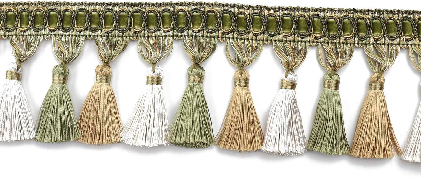 Handmade Tassel Fringe Trim for DIY Decor and Home Projects