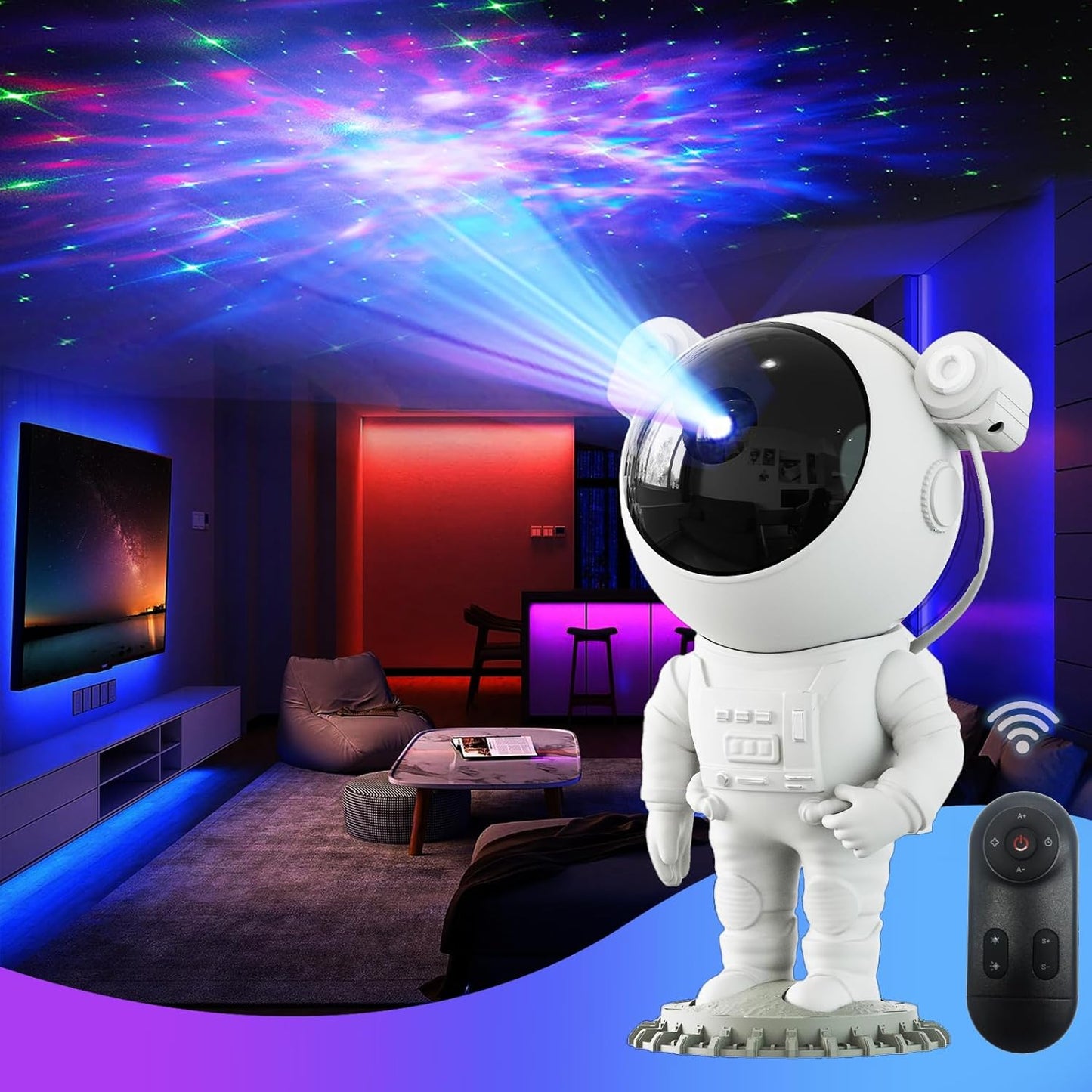 DynaSparx Galaxy Projector - Dreamy Nights!