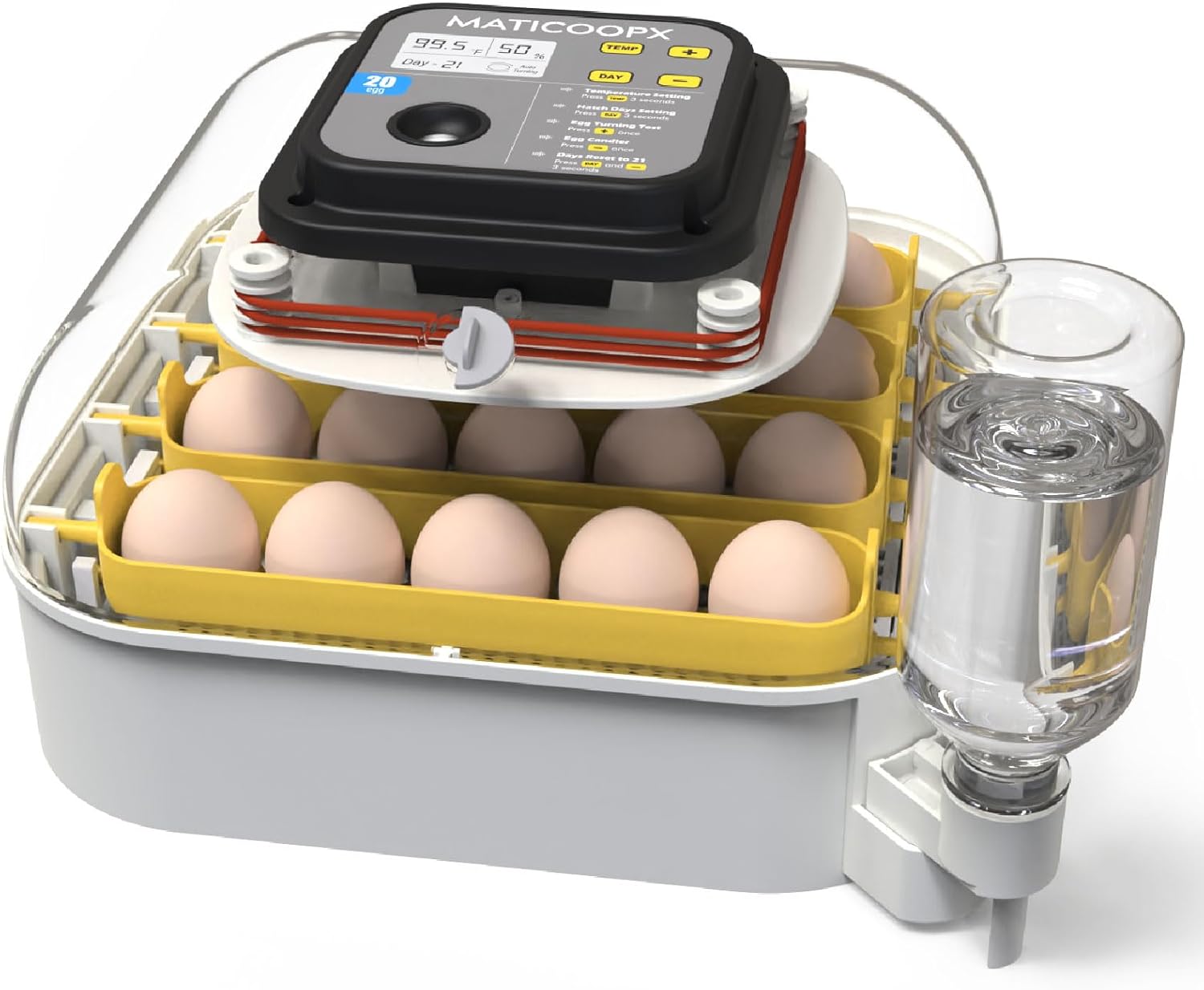 MATICOOPX 20 Egg Incubator with Humidity Display Review