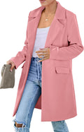 Women's Long Blazer Jacket - Versatile Work to Casual Layer Blazers