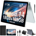 2025 Latest 11 in Android 14 Tablet 18GB RAM 128GB ROM - 2K Display