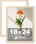 18x24 Poster Frame Set of 2 Natural Wood Veneer - Modern Wall Frames