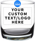 Personalized Bulk Whiskey Glasses Set - Discounted Pack