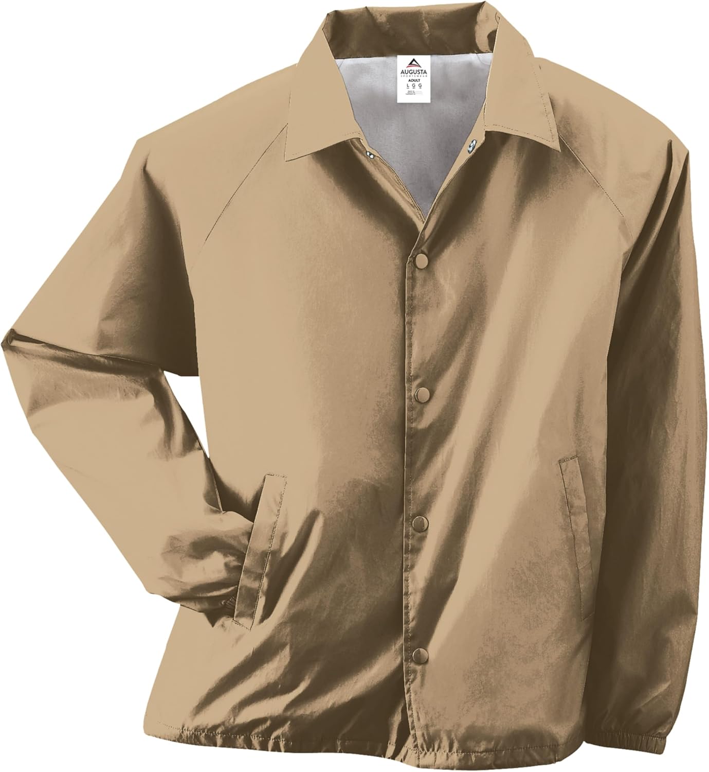 Augusta Sportswear Nylon Coach's Jacket - Water-Resistant Outerwear