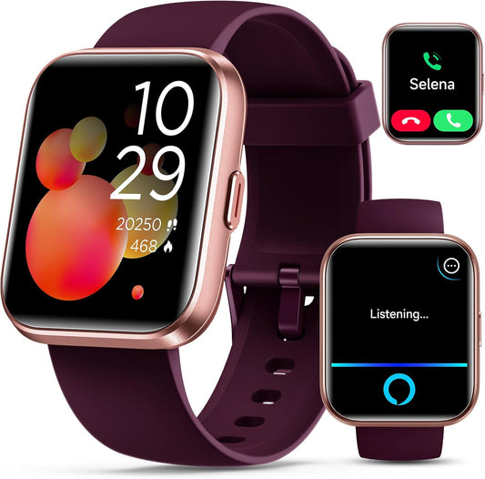 Quican Smartwatch: Alexa, Fitness Tracking, Alerts ~ 35 characters