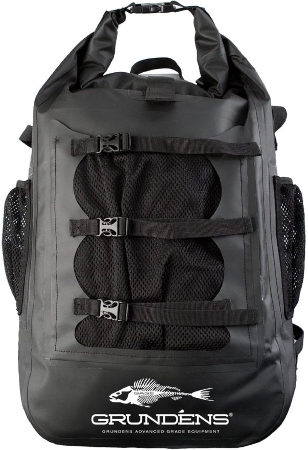 Grundens Gage Tech Rum Runner Backpack - Black Large, Waterproof