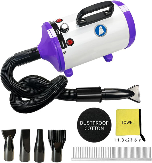 Professional Grooming Dryer - Fast & Customizable - Pet Hair Perfection