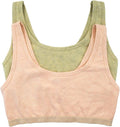 Organic Cotton Stretch Bralette 2-Pack - Lightweight Comfort