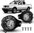 Nilight Fog Lights Assembly Compatible with 2005-2012 Nissan - Clear